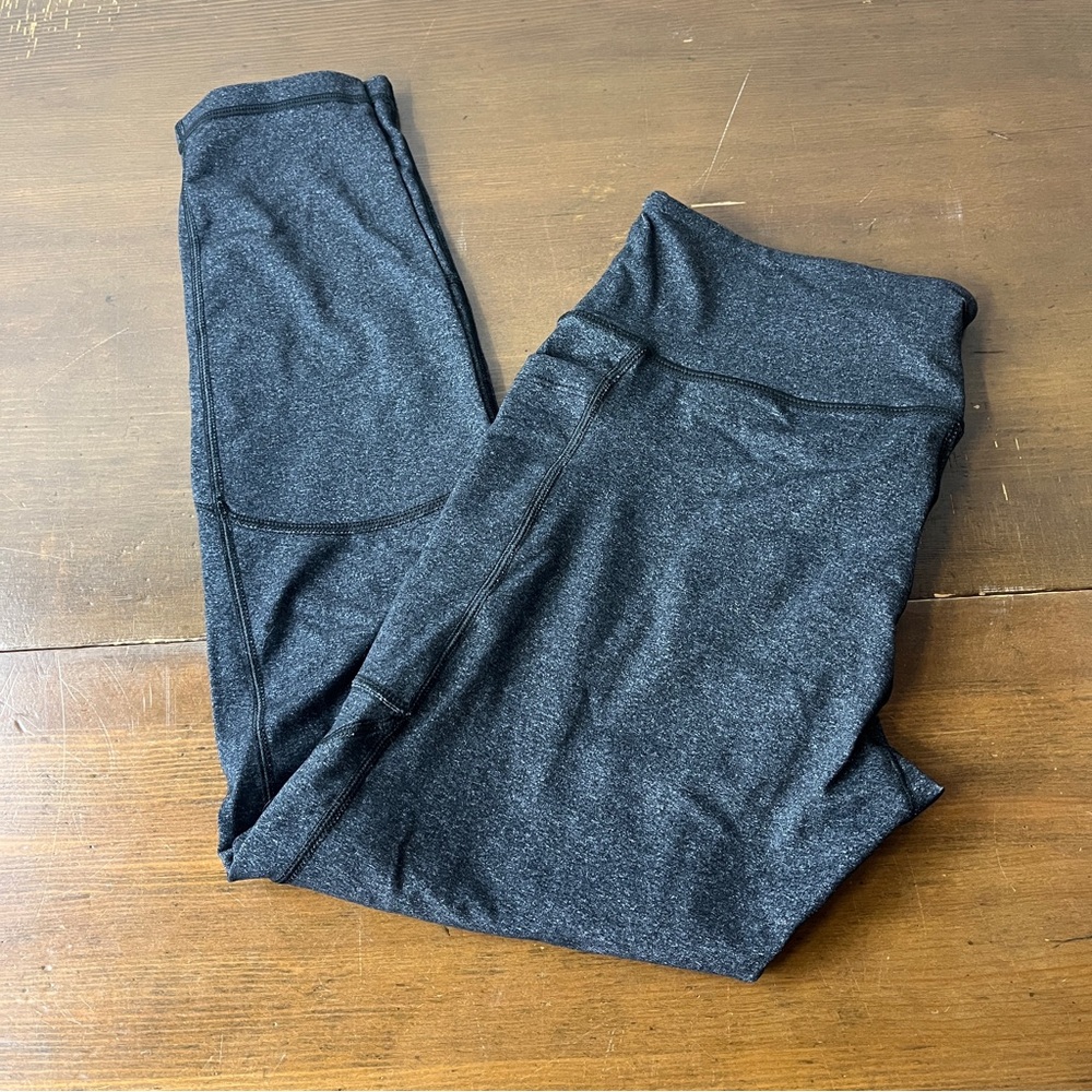 Heather Gray Leggings with Stretchy Performance Fabric